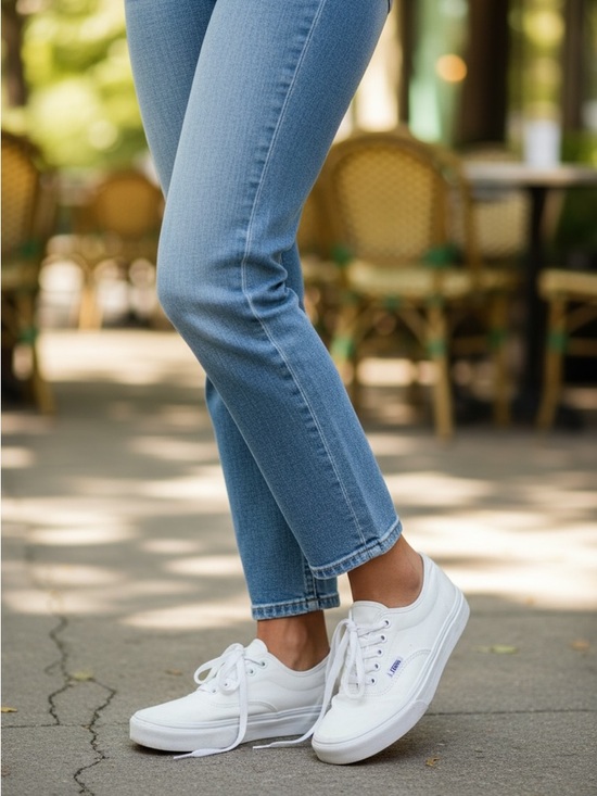 Vans Shoes - Vans Women's White Authentic Sneakers with Water/Stain Shield Spray